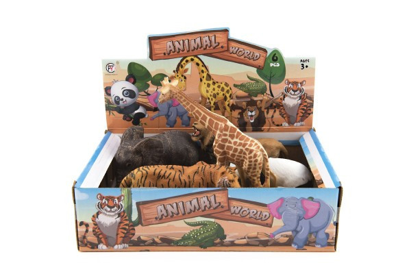 Zvieratko safari ZOO plast 11-17cm