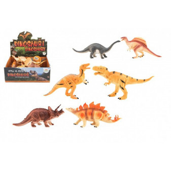 Dinosaury plast 16-18cm mix druhov 12ks v boxe