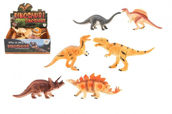 Dinosaury plast 16-18cm mix druhov