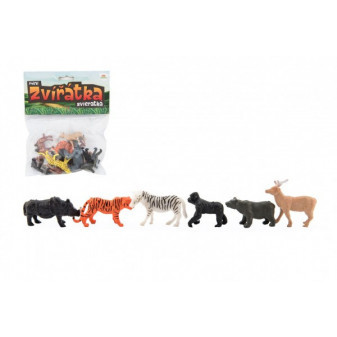 Zvieratká mini safari ZOO plast 5-6cm