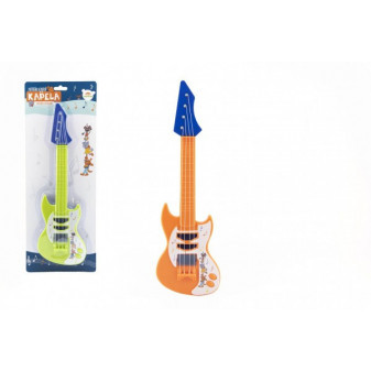 Gitara s trsátkom plast 42cm Zvieratká a ich kapela 2 farby na karte