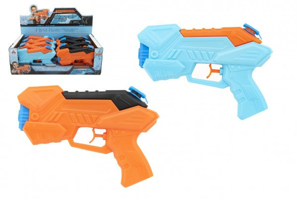 Vodná pištoľ plast 19cm 2 farby