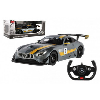 Auto RC Mercedes AMG GT3 RASTAR plast 35cm 2,4GHz na dálk. ovládání na baterie v krabici 44x18x2