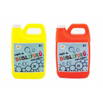 Náplň do bublifuku 2 litre 2 farby v kanistri