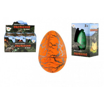 Vajcia liahnuce a rastúce dinosaurus plast 2 farby v krabičke 10x15cm