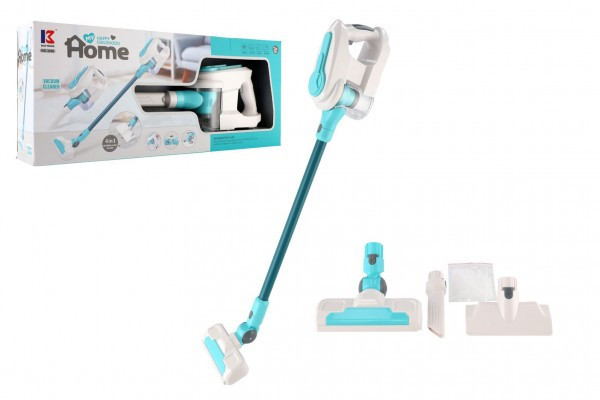 Vysávač plast 18cm na batérie so zvukom v krabici 54x23x9cm