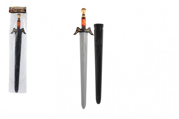 Meč rytiersky s puzdrom plast 70cm v sáčku