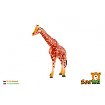 Žirafa sieťovaná zooted plast 17cm v sáčku