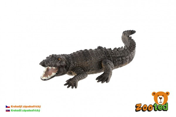 Krokodíl západoafrický zooted plast 17cm