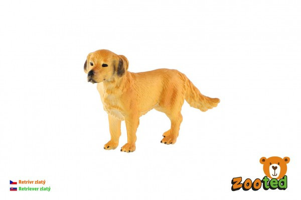 Retriever zlatý - pes domáci zooted plast 10cm v sáčku