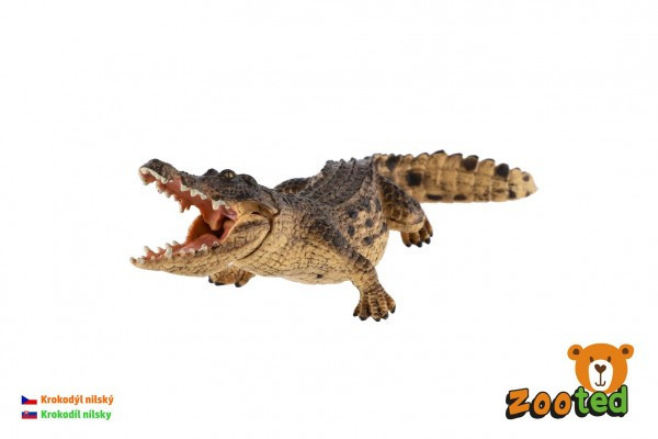 Krokodíl nílsky zooted plast 18cm v sáčku