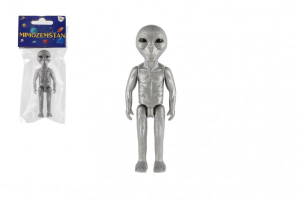 Mimozemšťan figurka plast 9cm v sáčku 6,5x14cm