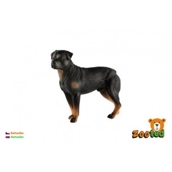 Rottweiler - pes domáci zooted plast 8cm vo vrecku