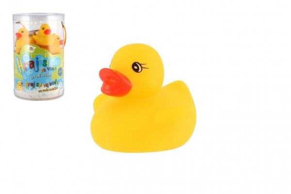 Kačička zvieratko svietiaca vo vode plast 6cm na batérie žltá
