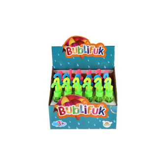 Bublifuk dáždnik plast 14cm 4 farby