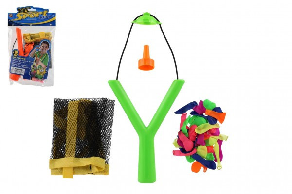 Prak s vodnými bombami/balónkami 36ks plast 14x19cm 2 farby v sáčku