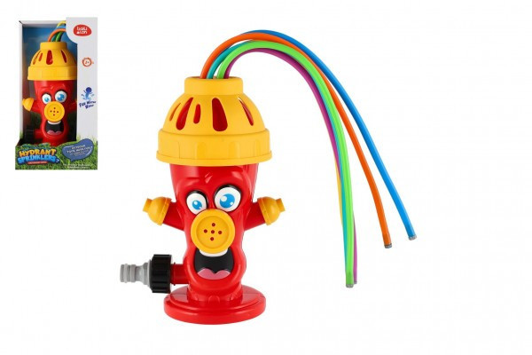 Hydrant vodný rozprašovač na záhradu plast 10x23cm v krabici 15x27x10, 5cm