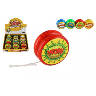 Jojo svietiaci plast 6cm na batérie mix druhov