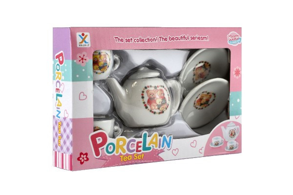 Čajová sada riadu porcelán v krabičke 18x11,5x3,5cm