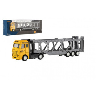 Auto kamión prepravník plast 22cm na voľný chod v krabičke 26x9x4cm