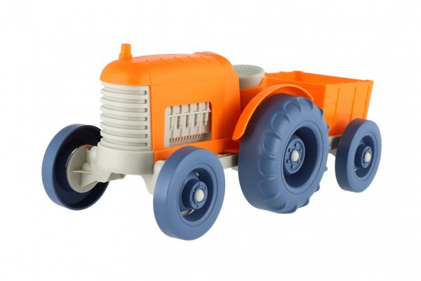 Traktor s vlekom plast 31cm na voľný chod