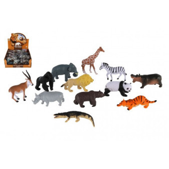 Zvieratko safari ZOO plast 5-10cm mix druhov v sáčku