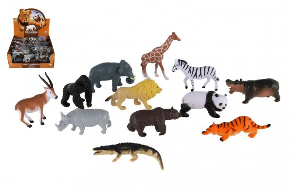 Zvieratko safari ZOO plast 5-10cm mix druhov v sáčku