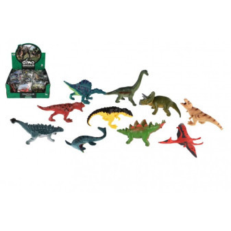 Zvieratko dinosaurus plast 7-9cm mix druhov v sáčku