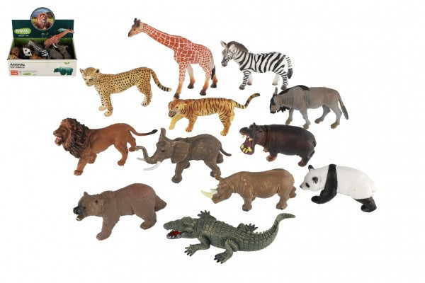 Zvieratká safari ZOO plast 13-18cm mix druhov