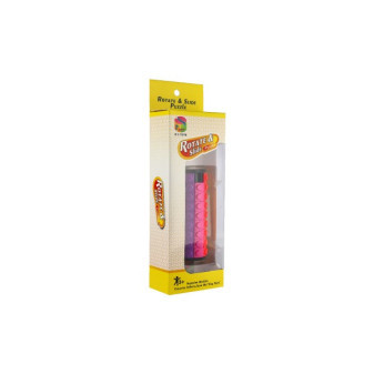 Hlavolam valec/veža farebný plast 11cm v krabičke 8x25x4, 5cm