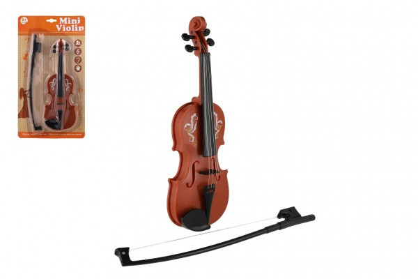 Husle/Viola plast 26cm na karte 19x34, 5x4cm