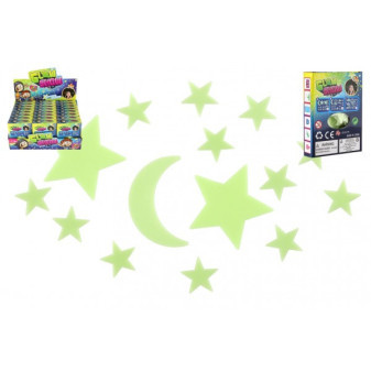 Tvary svietiace v tme plast v krabičke 9x12x2, 5cm