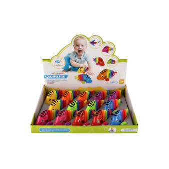 Rybka/Ryba na kľúčik plast 11cm mix farieb