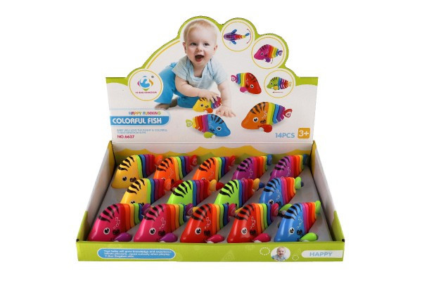 Rybka/Ryba na kľúčik plast 11cm mix farieb