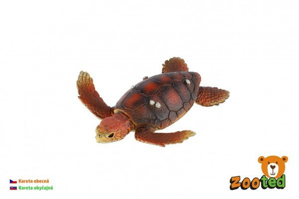 Kareta obyčajná korytnačka zooted plast 8cm v sáčku
