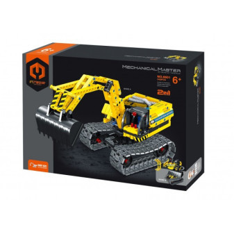 Stavebnica iM.MASTER bager/robot 2v1 plast 342 dielikov v krabici 31x23x6, 5cm