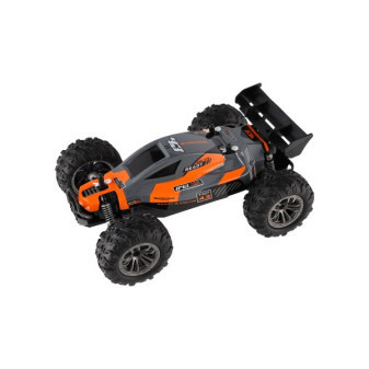 Auto RC Buggy rýchlostný 2,4 GHz plast 25cm na batérie oranžové v krabici 31x14x18cm