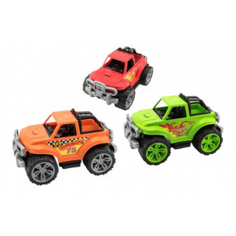 Auto terénny plast 34x22cm voľný chod 2 farby