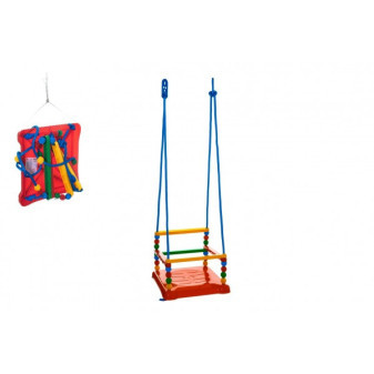 Hojdačka plast 35x34cm červená nosnosť 40kg v sieťke