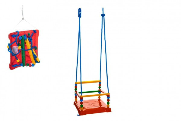 Hojdačka plast 35x34cm červená nosnosť 40kg v sieťke