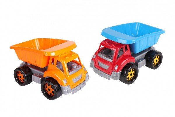 Auto stavebná sklápačka plast na voľný chod 3 farby 19x18x26cm 12m+