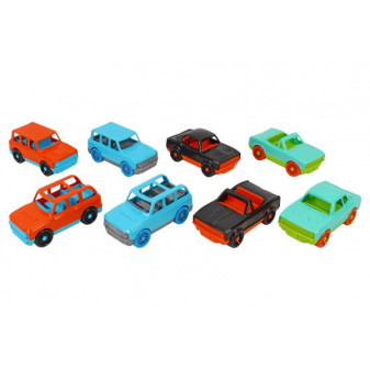 Auto/Autíčko plast 10cm na voľný chod mix druhov