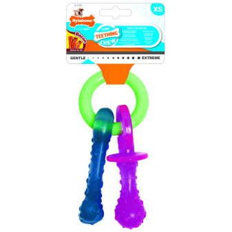 Nylabone hračka Puppy cumlík príchuť slanina XS