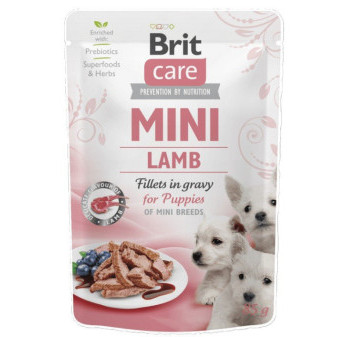 Kapsička Brit Care Mini Puppy Lamb fillets in gravy 85g