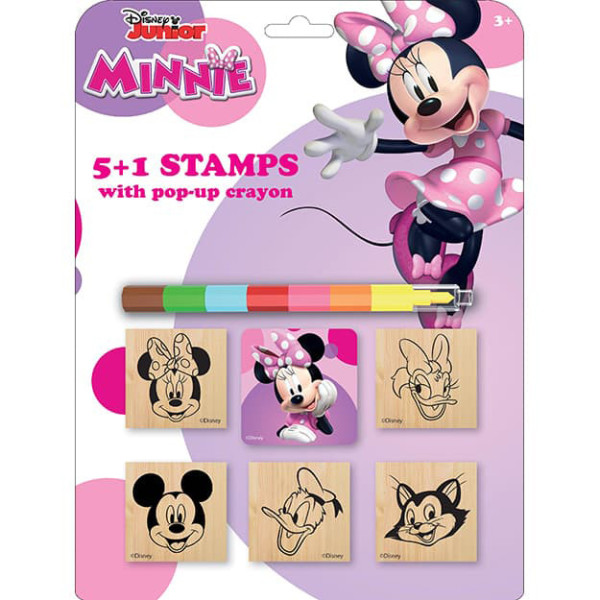 Razítka 5+1 s voskovkou MINNIE