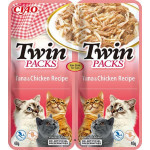 Kapsička Churu Cat Twin Packs - tuniak a kura vo vývare 80g