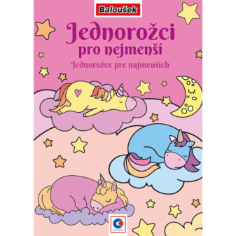 Omaľovánka - A5 - Kúzelní jednorožci