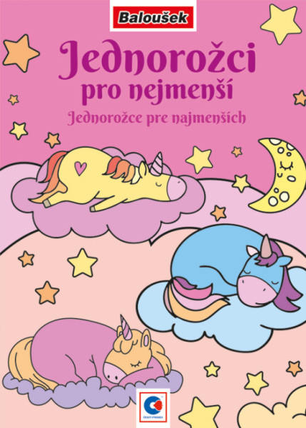 Omaľovánka - A5 - Kúzelní jednorožci