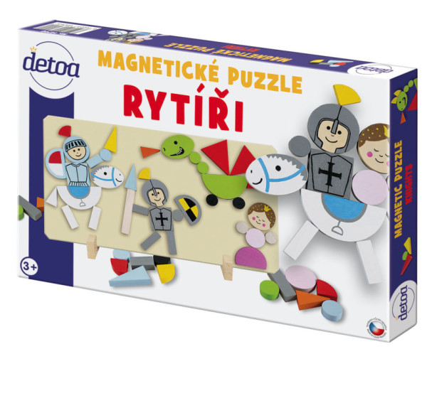 Puzzle magnetické - Rytieri