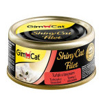 Konzerva ShinyCat filet tuňák s lososem 70g